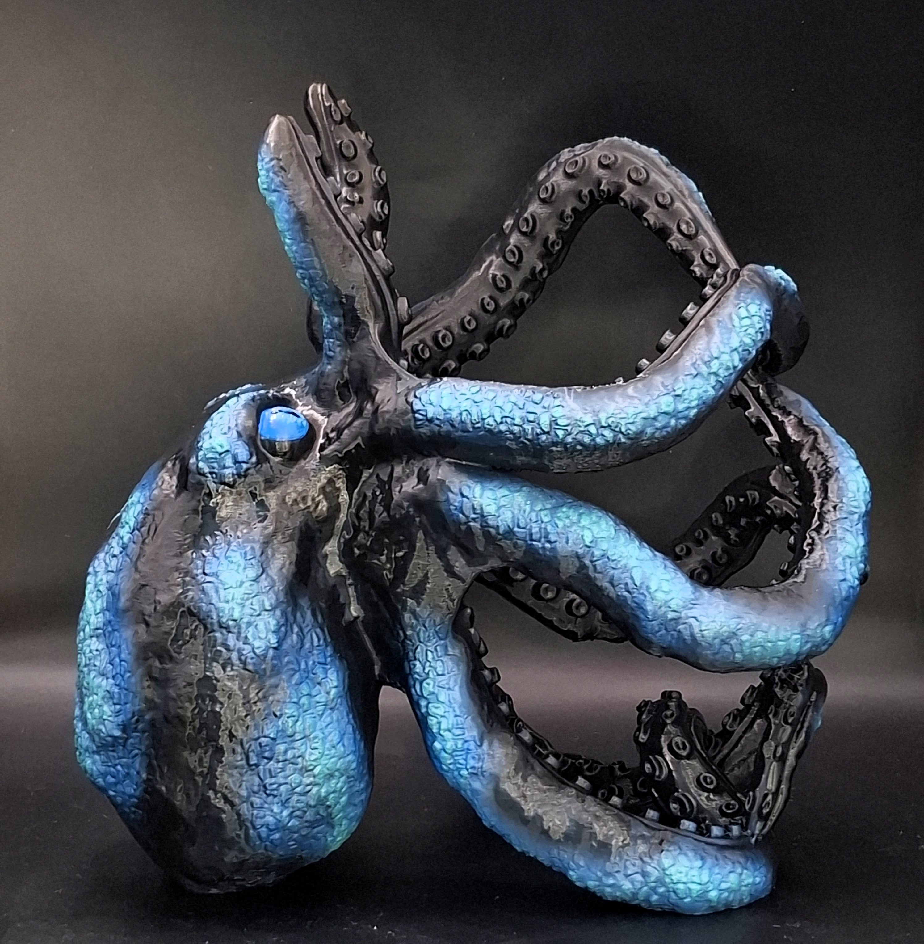 Kraken Bottle Holder - Abyss Blue