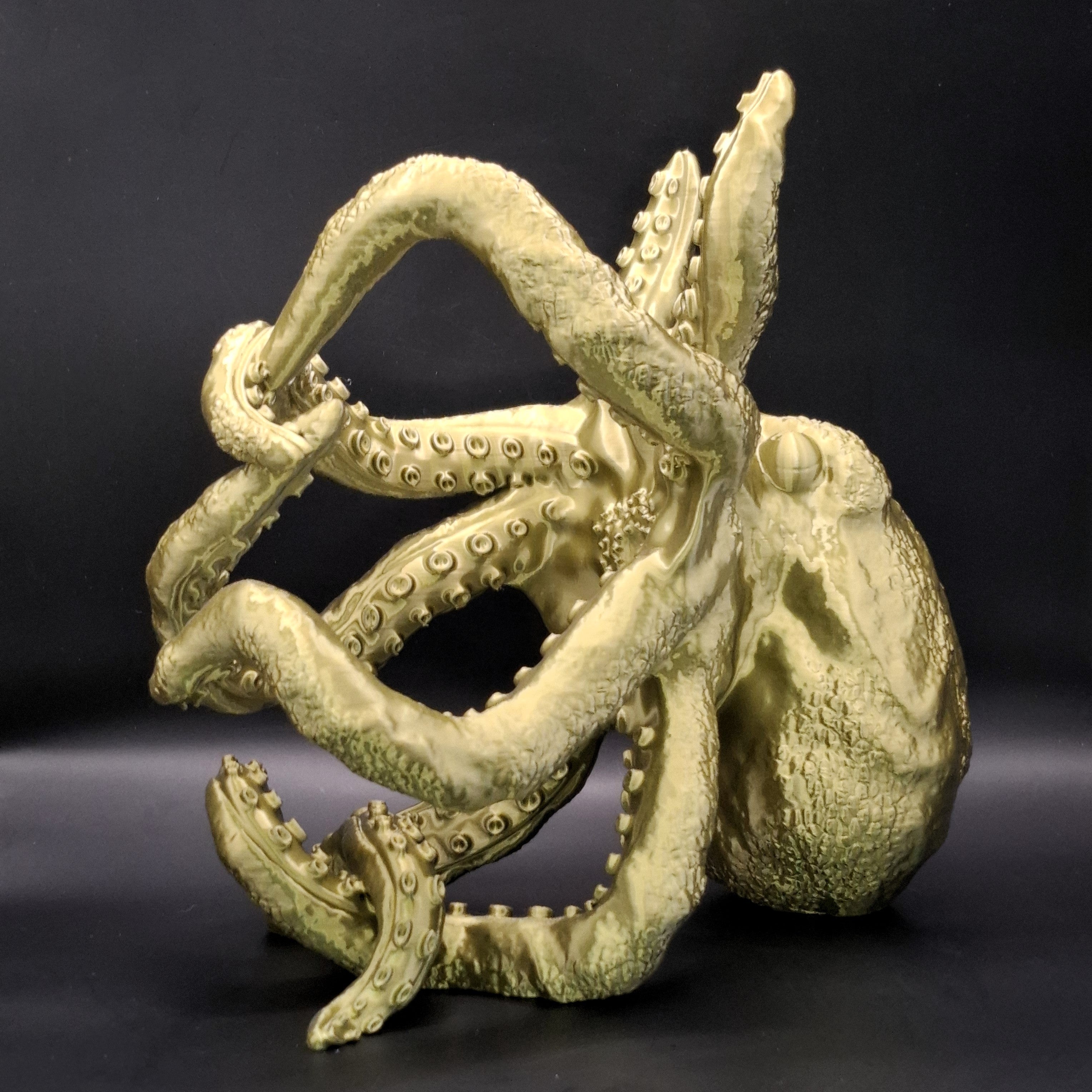 Kraken Bottle Holder - Bronze Silver