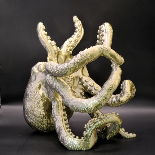 Kraken Bottle Holder - Bronze Silver