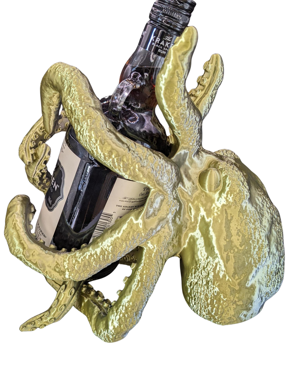 Kraken Bottle Holder - Bronze/Silver